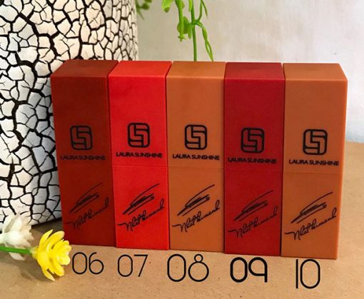 Son lì không chì lâu trôi LAURA SUNSHINE 5 màu